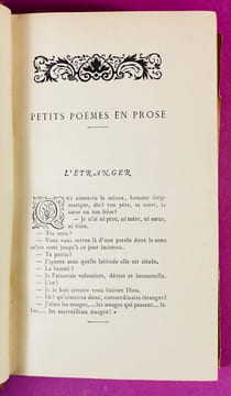 Petits Poèmes en Prose - Les Paradis Artificiels. BAUDELAIRE, Charles.