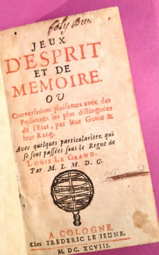 Jeux d'esprit et de mémoire, ou conversations plaisantes avec des personnes les plus distinguées de l'Etat, par leur génie et leur rang. Avec quelques ...