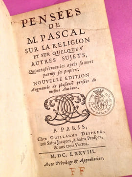 Pensées de PASCAL sur la religion et sur quelques sujets et quelques autres sujets, qui ont été trouvés après sa mort parmi ses papiers. Nouvelle ...
