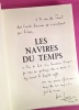 Les navires du temps [envoi de l'auteur]. LAUGIER, Jean. 