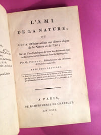 L'ami de la Nature ou Choix d'Observations sur divers objets de la Nature et de l'Art