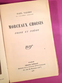 Morceaux Choisis [envoi de l'auteur]