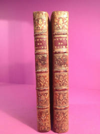 Oeuvres de Monsieur Boindin, de l'Académie des Inscriptions & Belles Lettres. Tome premier contenant ses pièces de théâtre, et ses conjectures sur le mérite d'Homère. Tome deuxième contenant des Remarques sur les sons de la langue et sur les noms des Romains (...)