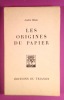 Les origines du papier.. BLUM, André.