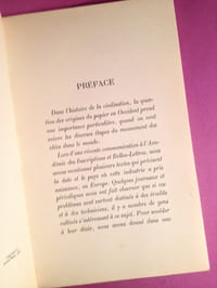 Les origines du papier.