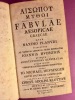 Fabulae Aesopicae Graecae quae Maximo Planudi (...) [Fables]. ESOPE ; HEUSINGER