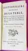 Dictionnaire abrégé de la fable, pour l'intelligence des poètes, des tableaux et des statues, dont les sujets sont tirés de l'histoire poétique. ...