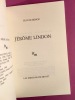 Jérôme Lindon [envoi de l'auteur]. ECHENOZ, Jean