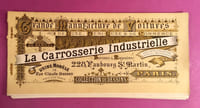 Grande manufacture de voitures de luxe, demi-luxe et de Commerce - La Carrosserie Industrielle - Bureaux et Magasins, 228 Faubourg St-Martin [incomplet]