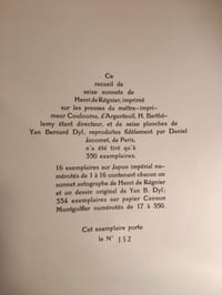 Le miracle du fil. Seize sonnets de Henri de Régnier et seize planches en couleurs de Yan B. Dyl.