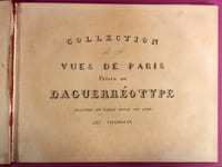 Collection de 28 vues de Paris prises au daguerréotype, gravures en taille douce sur acier.