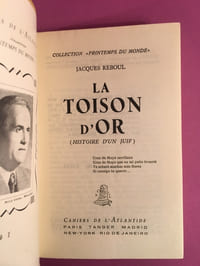 La toison d'or (histoire d'un juif)
