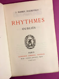 Rhythmes oubliés.