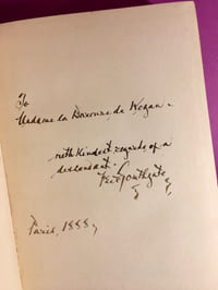 A Girl's Life Eighty Years Ago. Selections from the Letters of Eliza Southgate Bowne. With an Introduction by Clarence Cook. Illustrated with Portraits and Views [ex-dono d'un membre de la famille Southgate]