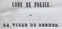 Code de Police de la Ville de Rennes.