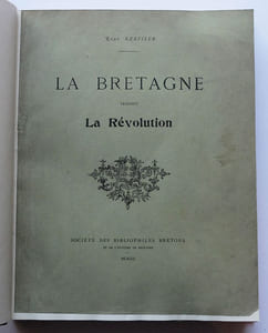 La Bretagne dans la Révolution.