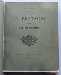 La Bretagne dans la Révolution.