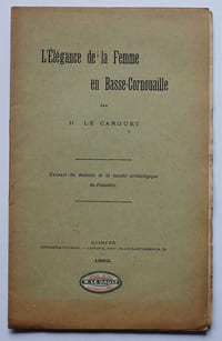 L'Élégance de la Femme en Basse-Cornouaille.