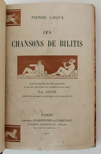 Les Chansons de Bilitis.