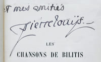 Les Chansons de Bilitis.