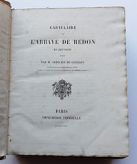 Cartulaire de l'Abbaye de Redon en Bretagne.