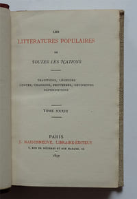 Folk-lore de l'Ille-et-Vilaine – De la vie à la mort.