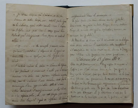 Journal d'un paroissien du Neubourg.. (Manuscrit).
