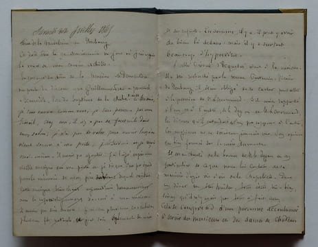 Journal d'un paroissien du Neubourg.. (Manuscrit).