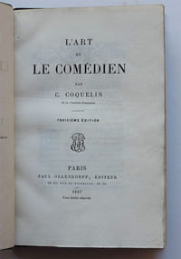 L'Art et le Comédien.