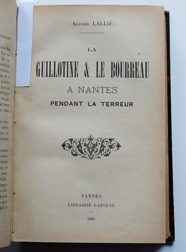 Réunion de dix-sept textes, "Opuscules historiques".. (Loire-Atlantique). LALLIÉ / GRÉGOIRE...