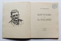 Souvenirs sur G. Palante.