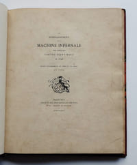 Le Bombardement et la Machine infernale des Anglais contre Saint-Malo en 1693.