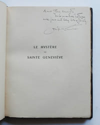Le Mystère de sainte Geneviève.