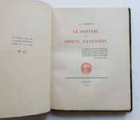 Le Mystère de sainte Geneviève.