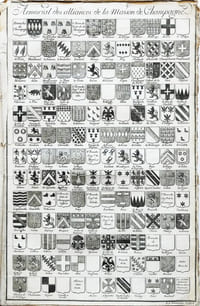 Généalogie de la Maison de Champagné, Seigneurs de Champagné, de la Montagne, de Chambellé, de la Motte-Ferchaut, de Moyré, de Folville, de la Pommeraye, de Mossé &c. en Bretagne et en Anjou.