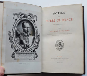 Notice sur Pierre de Brach, poète bordelais du XVIe siècle.