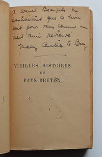 Vieilles Histoires du Pays breton.
