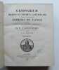 Glossarium mediæ et infimæ latinitatis conditum a Carolo Dufresne domino Du Cange auctum a monachis ordinis S. Benedicti cum supplementis integris D. ...