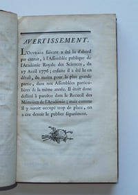 Nouvelles Expériences sur la Résistance des fluides.
