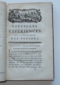 Nouvelles Expériences sur la Résistance des fluides.