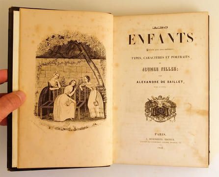 Les Enfants peints par eux-mêmes ; types, caractères et portraits de jeunes filles.. SAILLET, Alexandre de.
