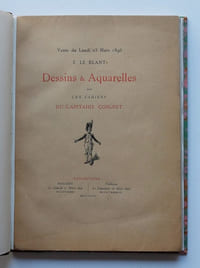 Catalogue des Aquarelles & Dessins originaux de Julien Le Blant pour les Cahiers du Capitaine Coignet.
