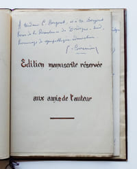 Au pays de Cyrano, et autres poèmes (recueil de poèmes manuscrits).