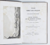 Voyage chez les Celtes, ou de Paris au Mont Saint-Michel, par Carnac, suivi d'une Notice sur les monuments celtiques des environs de Paris ; avec de nombreux dessins lithographiés.