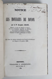 (Archéologie dans l'Aisne et dans l'Oise) : Réunion de dix-sept textes.