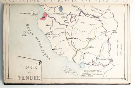 Notice sur l'île de Bouin, avec cartes, photographies et croquis intercalés dans le texte.. (Manuscrit).