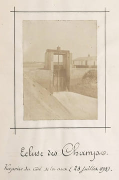 Notice sur l'île de Bouin, avec cartes, photographies et croquis intercalés dans le texte.. (Manuscrit).