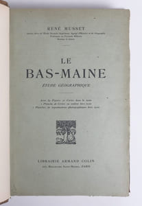 Le Bas-Maine. Étude géographique.