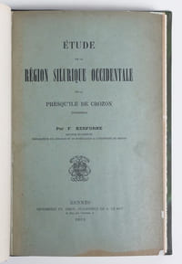 Étude de la région silurique occidentale de la Presqu'île de Crozon (Finistère).