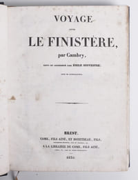 Voyage dans le Finistère. / Le Finistère en 1836.